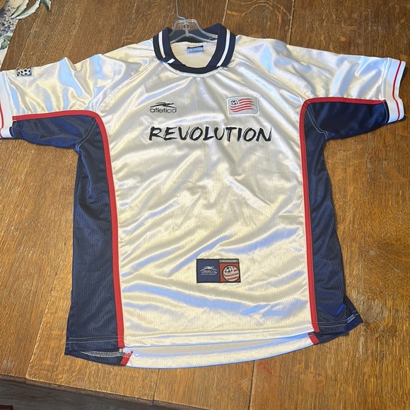 Vintage MLS New England Patriots Revolution away soccer jersey Size M Attetica - Picture 1 of 7